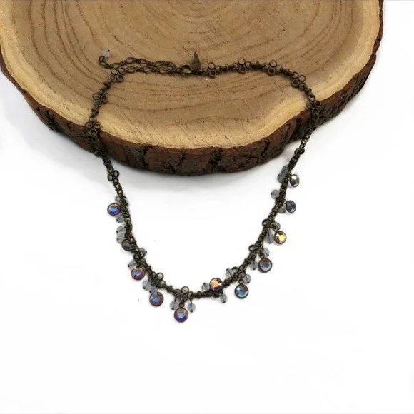Liz Palacios Swarovski Crystal Choker Necklace - Picture 5 of 6